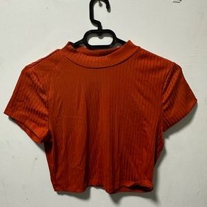 Orange Crop top